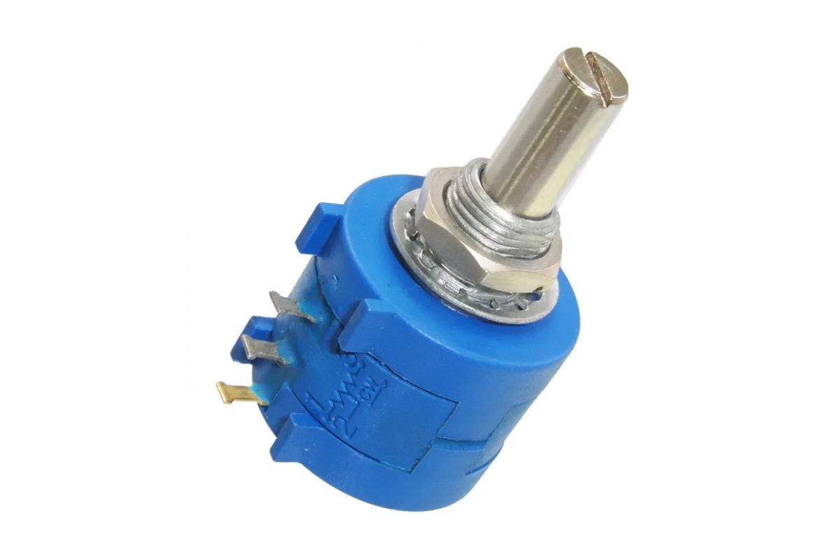 Переменный резистор 3590S-2-103L, многооборотный, 10 кОм, 2 Вт