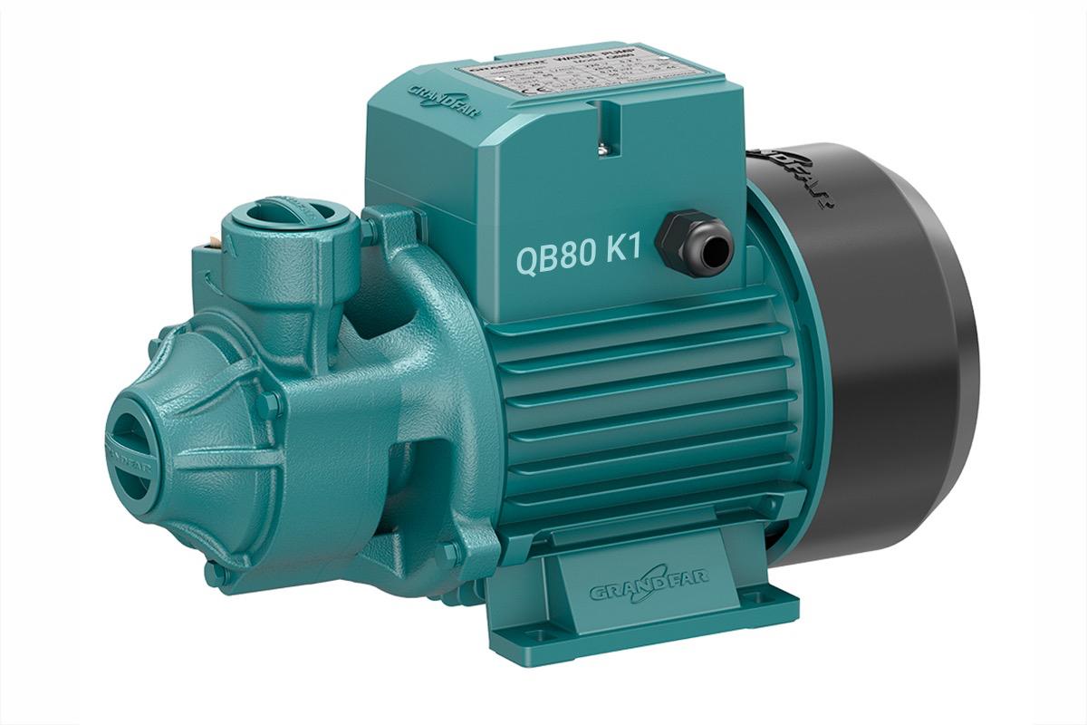 Вихревой насос GRANDFAR QB80 K1, 750 Вт